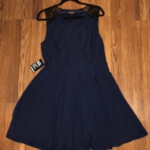 Navy blue dress